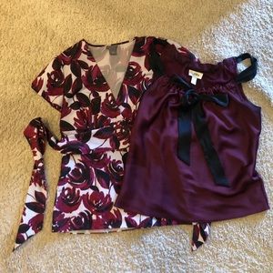 Bundle loft medium blouses